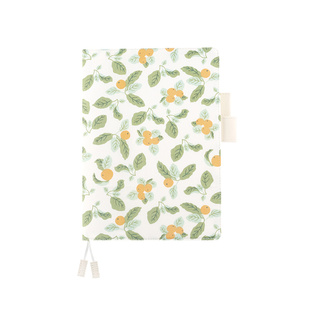 NOTE FOR 官方夏季限定布面手帐本封皮A5A6书衣《夏日主题》雏菊抹茶枇杷余白笔记本手帐本封套布艺手账书衣