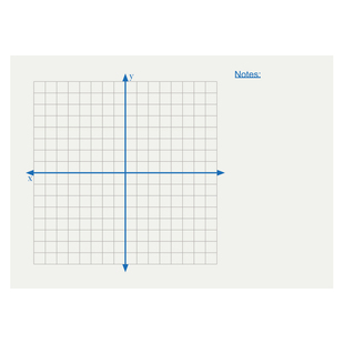 『言本文具』平面直角坐标轴便签本便签纸 无粘性100克高级书写纸便利本小本子象限数学公式简约ins风 22021