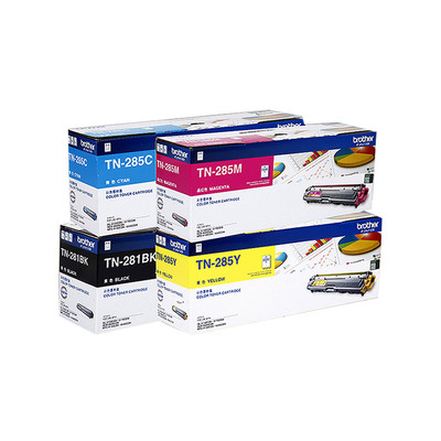 原装兄弟tn-281bk黑色彩色粉盒