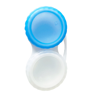 明朗硬镜RGP角膜塑形镜隐形眼镜双联盒OK镜收纳便携近视伴侣盒子