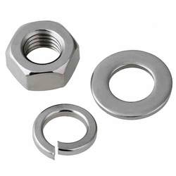 316/304 stainless steel nut 201 hexagonal nut grade 8 screw cap gasket round spring washer M2-M30