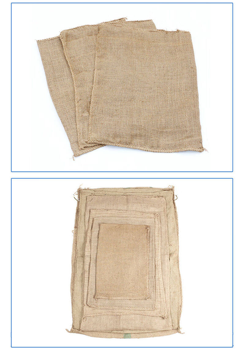 Burlap мешок 九千谷麻布袋环保袋编织袋老式加厚麻袋防汛铺路搬家收纳袋50*75c