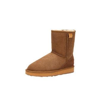 Sheepskin fur integrated snow boots snow boots
