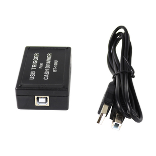 收银钱箱热键软件 钱箱驱动盒 收银箱带锁 热键开钱箱 钱箱控制