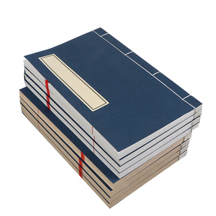 三星牌宣纸空白印谱册页本红八行线装书抄经本方格硬笔书法纸半熟宣纸初学毛笔练字加厚手抄本复古书籍册页本