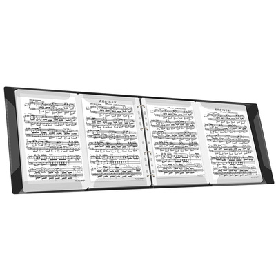 展开式乐谱夹册子可修改便携折叠