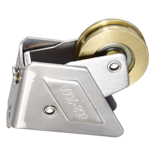 纯铜868-2000铝合金滑轮门窗静音轴承铜滚轮推拉窗户轮子移门双轮