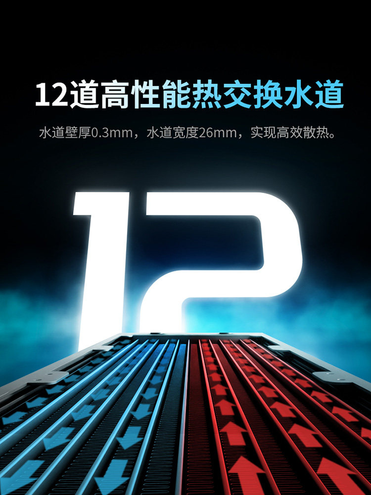 XINGU KUNLUN SHANHAI MU360 LIQUID COOLING ARGB SHENGUANG SYNCHRONOUS 1700 ALL-IN-ONE CPU COOLER IPS SCREEN