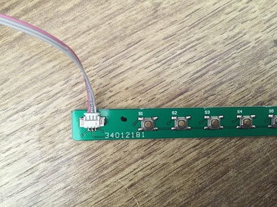 康佳LED49F1500N按键板34012181