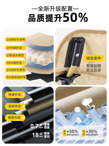 Дорожная складная портативная пляжная пони для кемпинга для рыбалки