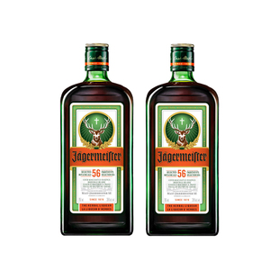 2力娇酒配红牛果汁调酒洋酒 德国JAGERMEISTER野格700ml 自营