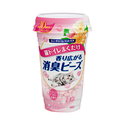 日本佳乐滋进口消臭珠猫砂除臭装花卉450ml*6瓶洗澡宠物用品猫咪