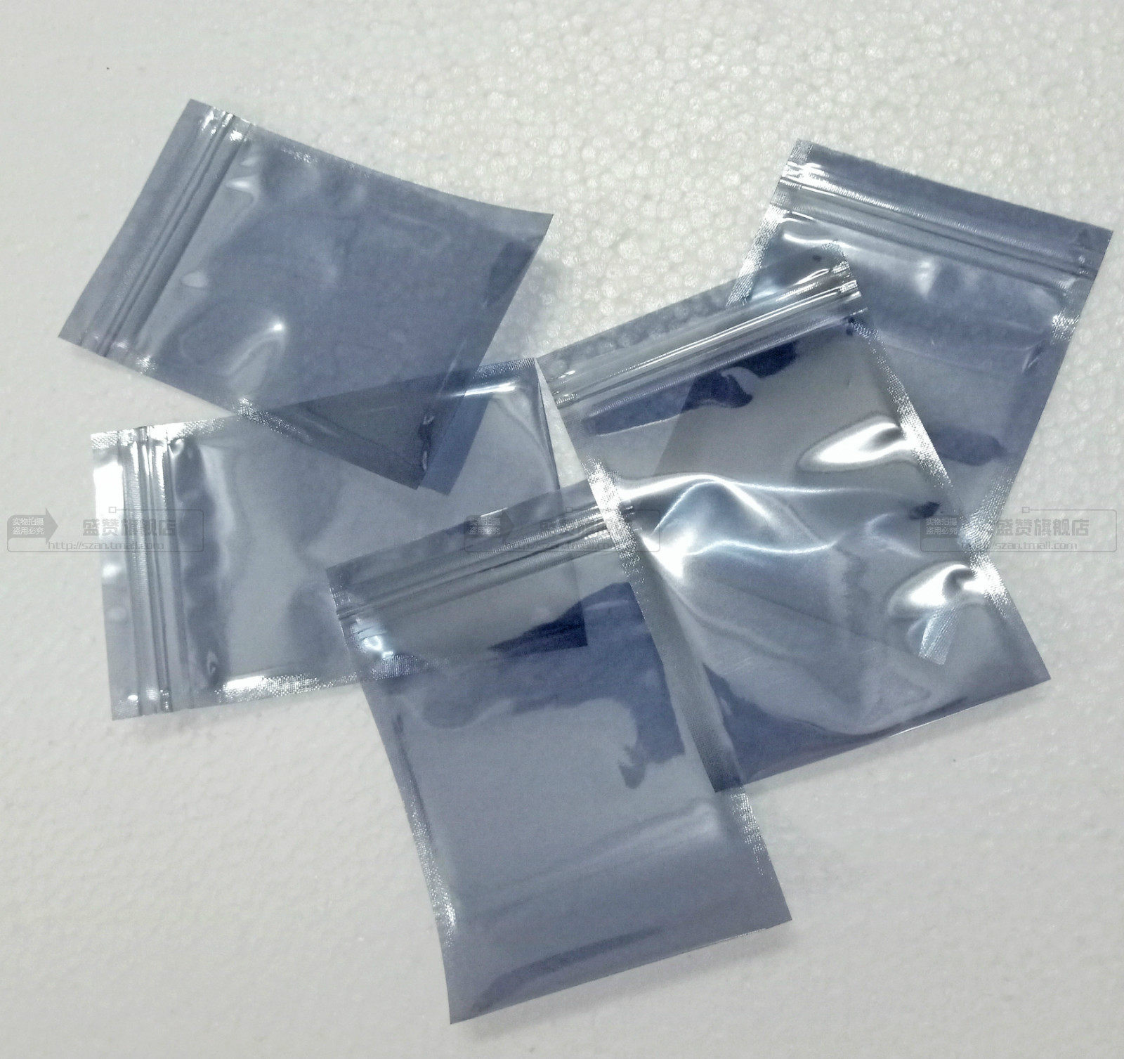 防静电屏蔽袋 自封口防静电袋80*120mm 100个价y格防静电袋子