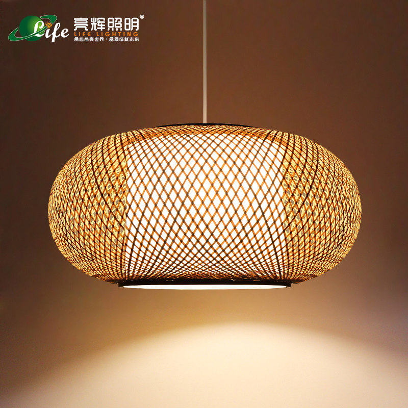 新中式竹编吊灯餐厅灯日式榻榻米禅意竹灯茶室民宿火锅饭店竹艺灯,家装灯饰光源,客厅吊灯,淘宝优惠券,粉丝福利购,淘宝优惠卷