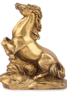 速发天御阁铜12十二生肖马工件礼艺品招财家居客厅办公室装饰品摆