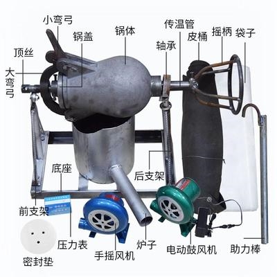 便携做c生意摊型方村花爆机炸C米器农便炸炮米花玉米机摆小自-封面