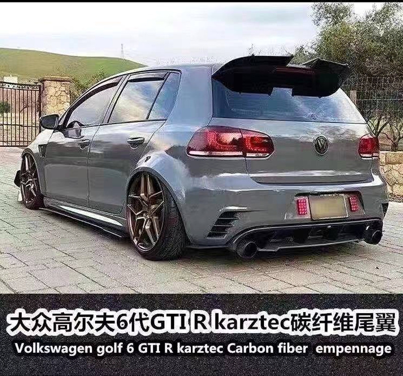 5代golf gti高尔夫r改装运动尾