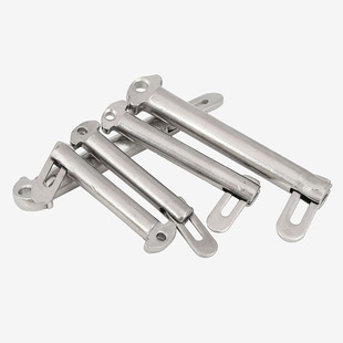 速发04 不锈钢肘节栓舌销GB47船用b型带舌插销M8M10M12M14M16M20