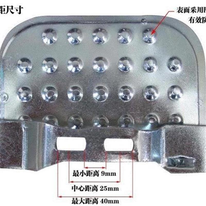 电动车脚cc踏板 自行r车t后脚蹬折叠加厚脚踩板2孔脚踏后轮脚踏