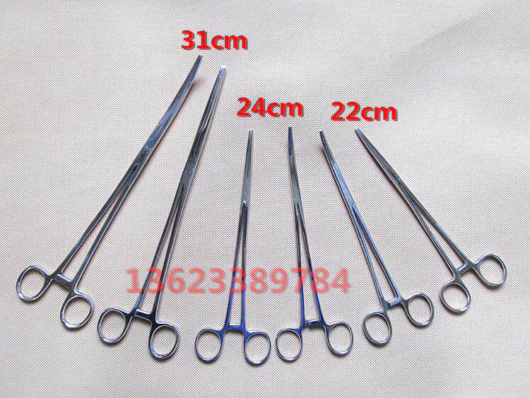 新锈钢止血钳大号止n血钳血管钳宠物动物拨耳毛钳钓鱼钳拔罐钳子