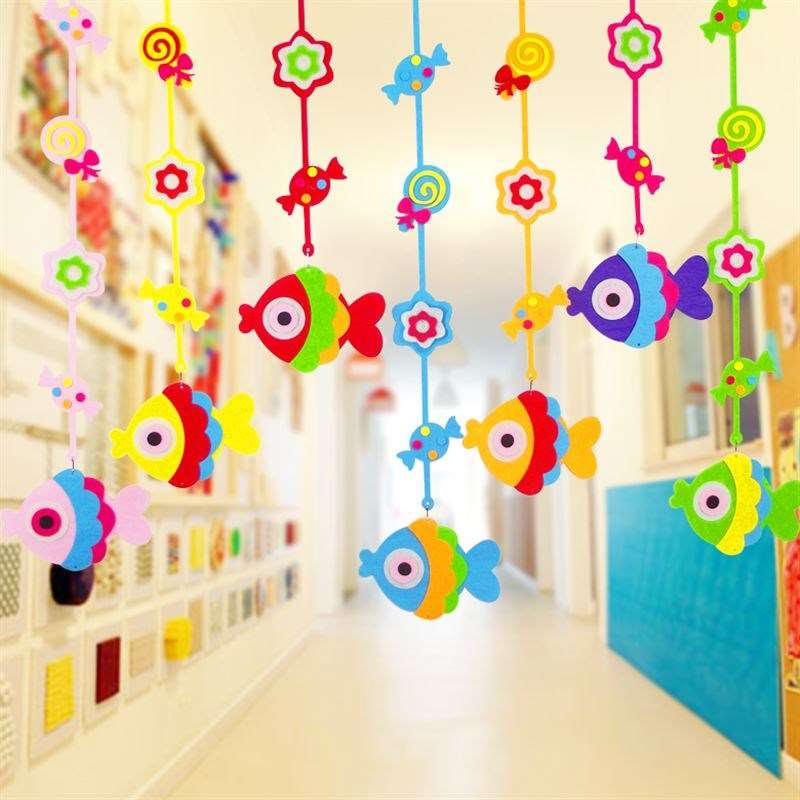 幼儿园吊饰f挂饰走廊装饰吊饰b空中挂饰幼儿园环创吊饰海底世界