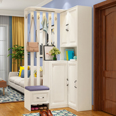 饰柜 柜简约现代转角门厅柜进门衣帽柜屏风隔断柜客厅装 欧式 玄关鞋