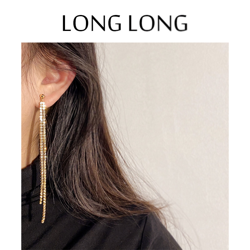 高级感流苏耳环女网红气质长款超仙耳坠蚊香盘耳夹无耳洞耳饰法式,饰品/流行首饰/时尚饰品新,耳夹,淘宝优惠券,粉丝福利购,淘宝优惠卷