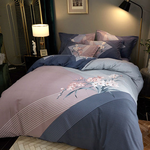 时尚 3D小清新四件套全棉1.8m双人床上用品四件套纯棉春夏被套2.0