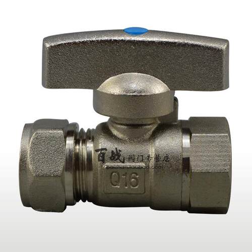 铝塑管球阀黄铜内牙活接卡套球阀水管配件4分5分6分1寸2 Q31F-16T