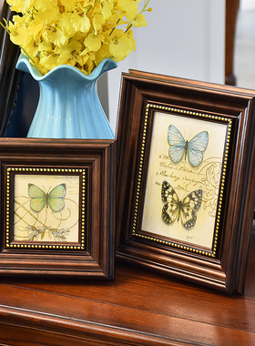 速发饰式复古客厅电视柜办公桌酒柜样板装间美品摆件床头柜创意家