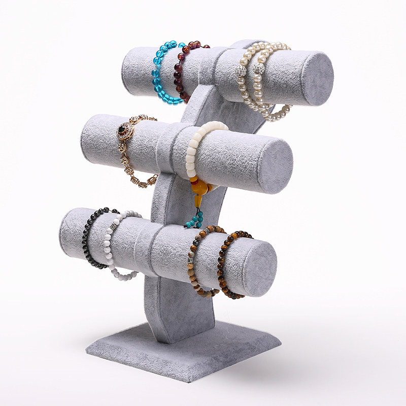 三层手链架收纳佛珠手串挂架子手表展示架发圈发箍陈列托首饰道具