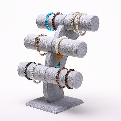 三层手链架收纳佛珠手串挂架子手表展示架发圈发箍陈列托首饰道具