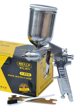 威特力W-7f1G油漆喷枪 1.5mm风动喷枪 上壶式气动喷漆枪 气动喷枪