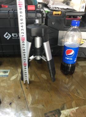 加厚红外线贴瓷砖水平仪短三脚架铝合金迷你打线器支架支撑杆23cm