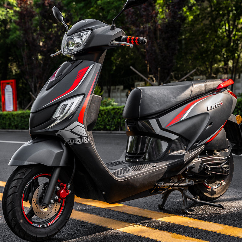 适用铃木小海豚11j0/QS110T-3贴纸车贴拉花版画改装贴膜贴花车身