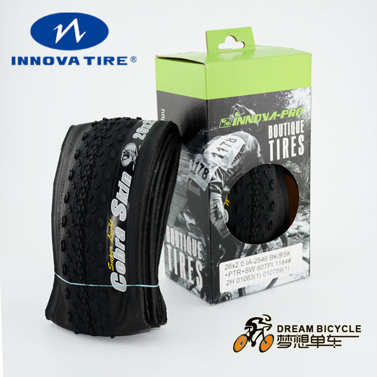 INNOVA伊诺华26 27.t5 29*2.0眼镜蛇折叠防刺城市山地自行车外胎