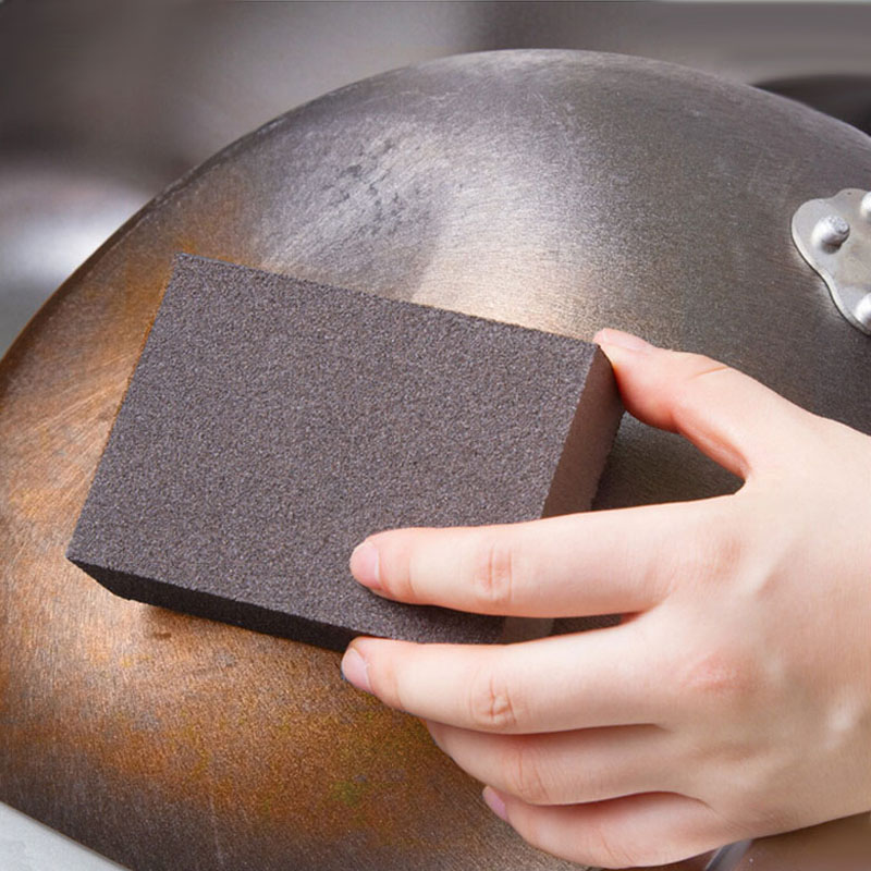 速发个装 纳砂金刚米海绵擦清力擦厨房魔洁去除顽固污渍锅垢铁锈