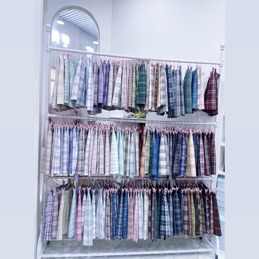 速发服装店列示架层双落地衣架儿童货架陈展架jk制服格裙汉服挂衣