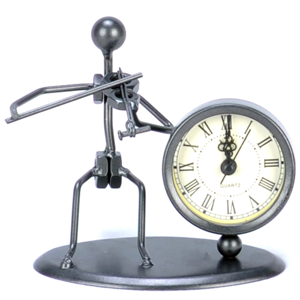 极速闹铃小闹钟摆件装饰品办公电脑E桌书桌房间卧室儿童床头摆设