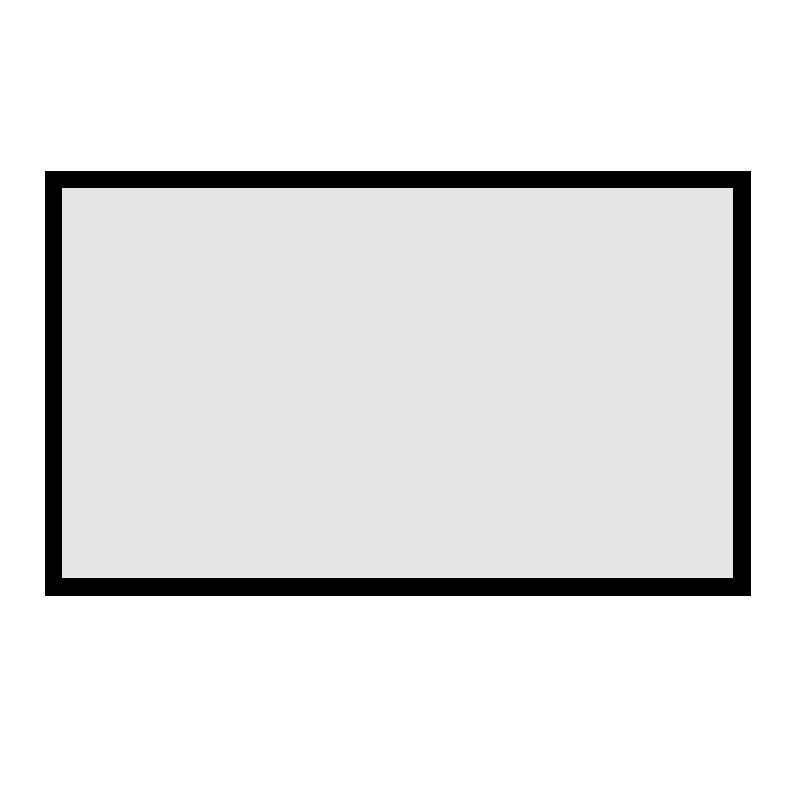 极速光米16:g9简易幕布100寸白塑 易收纳便捷投影幕布 高清宽屏幕