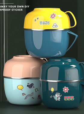 速发保温饭盒上班族保生便当盒生学温桶大容量饭缸食堂打饭学校餐