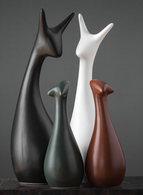 速发家居结意客摆陶瓷摆件小摆设桌面酒柜装饰品厅件创婚礼物房间