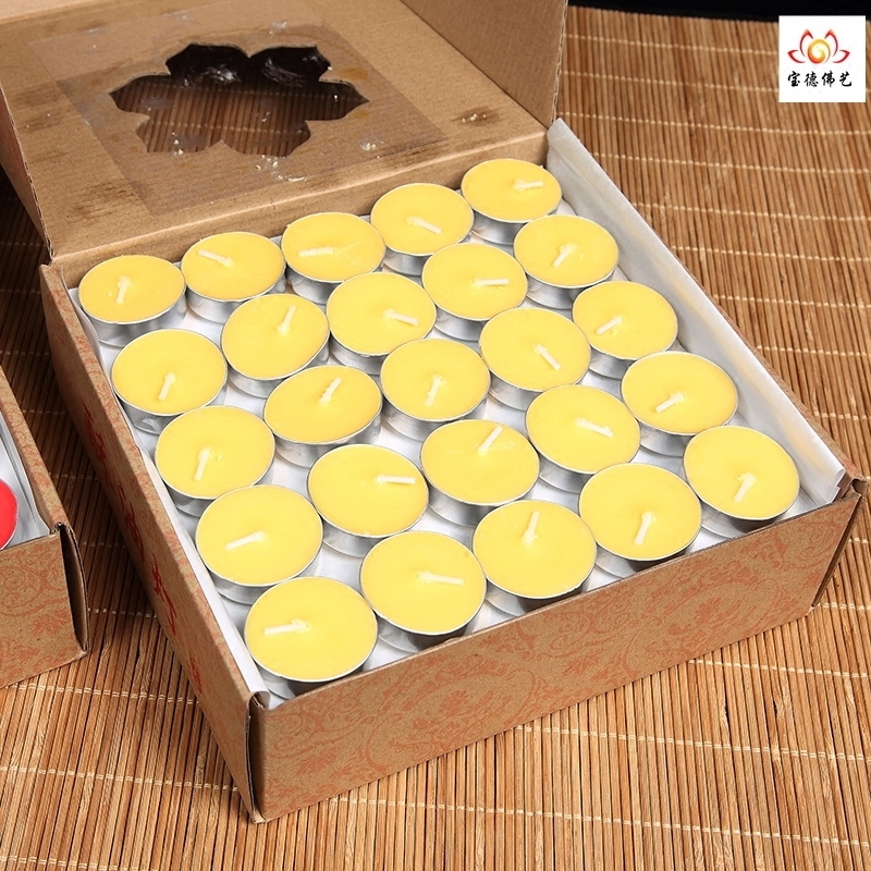 速发佛前酥油灯供佛烟灯佛灯环保无供纯酥油灯香薰100粒4小时
