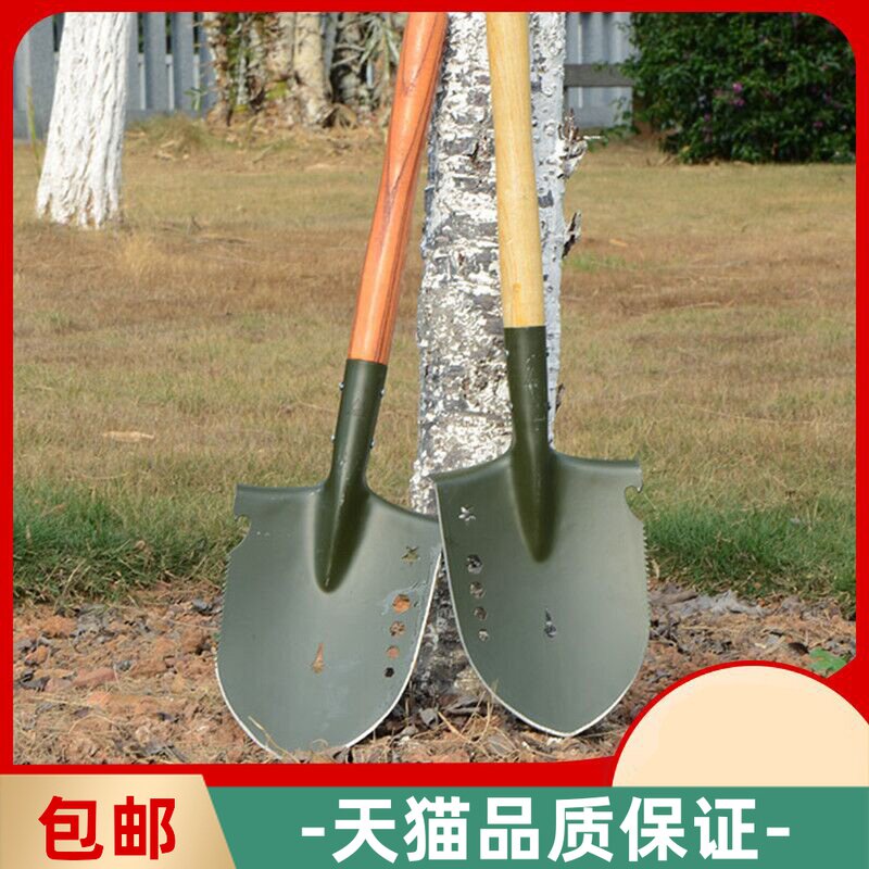 速发工兵铲锰钢铁锹战备锹种外多工铲子兵功能种花户菜园艺铲钓鱼