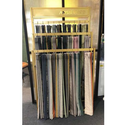 爱漫时专拍窗帘吊卡展示架纺织品面料挂样品架落地式陈列架展会架