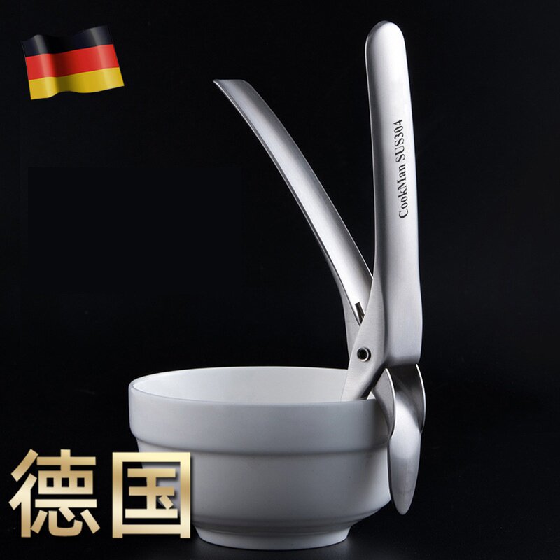 速发04不锈钢防烫夹家用砂锅工菜夹子厨房神器小取具防滑蒸盘取碗