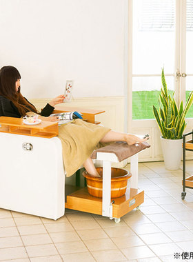 美睫美甲一体沙发美容院沐足店专z用沙发附带收纳平躺沙发-27975