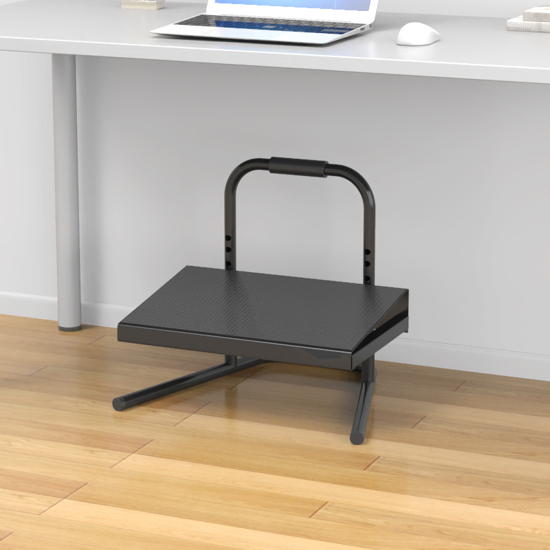 办公室桌下脚踏板升降搁脚垫放脚神器儿童钢琴踩脚台可调节脚凳