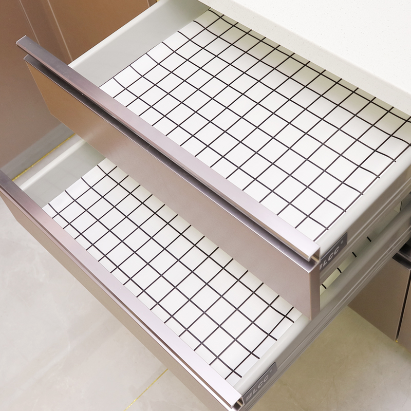 速发抽屉垫纸免粘防水加厚厨潮橱柜防房垫可裁剪家垫柜子鞋柜衣柜