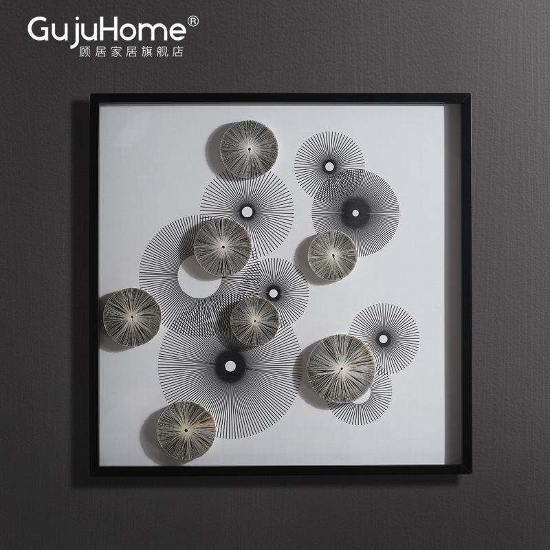 速发简约背奢客厅沙发轻景墙装饰墙餐厅浮雕立体画面壁画挂画